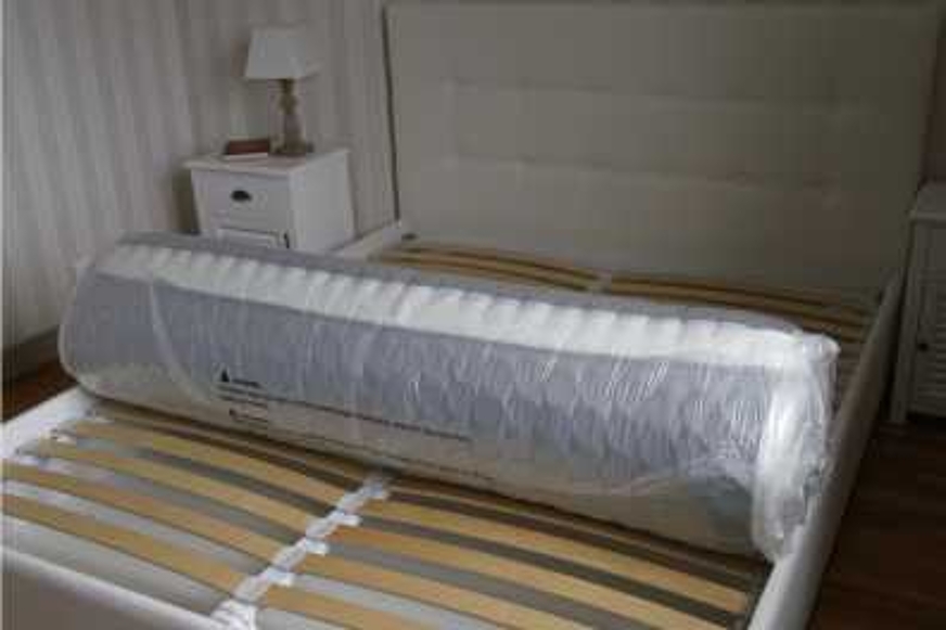 Opgerold matras